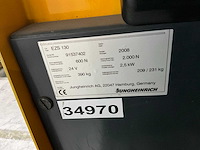 2008 jungheinrich ezs 130 industriële trekker - afbeelding 4 van  12