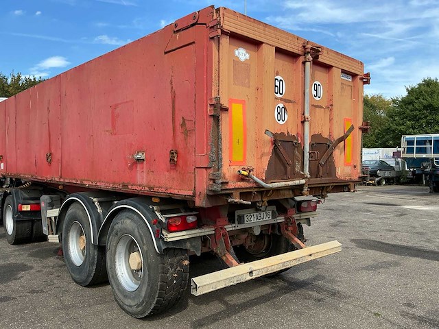2008 kaiser s3302b 2-assige stalen kipperoplegger - afbeelding 4 van  5