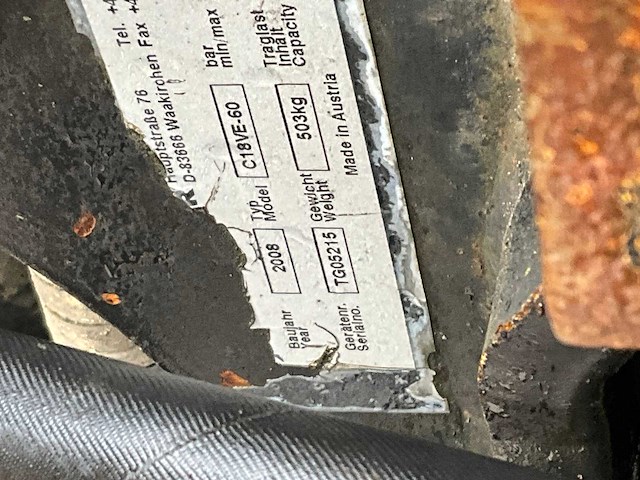 2008 kinshofer c18ve-60 schalengrijper - afbeelding 9 van  12