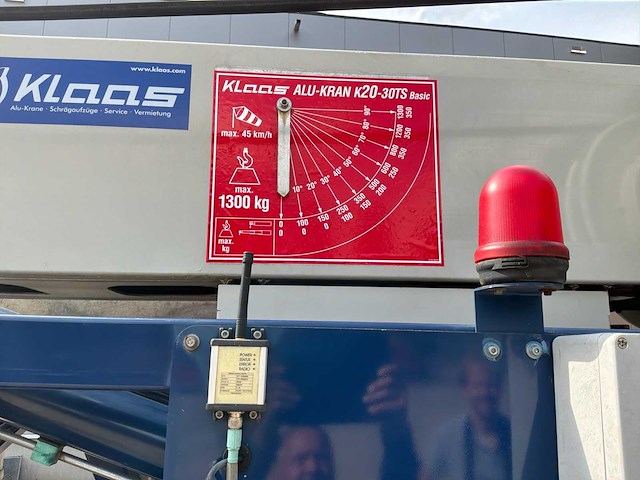 2008 klaas k20-30ts mobiele kraan / aanhangerkraan - afbeelding 4 van  36
