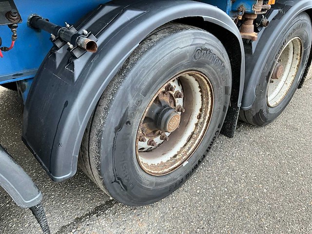 2008 krone sd27 container chassis met 40ft container - afbeelding 3 van  29