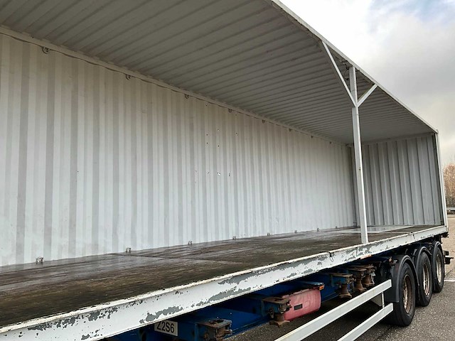 2008 krone sd27 container chassis met 40ft container - afbeelding 19 van  29