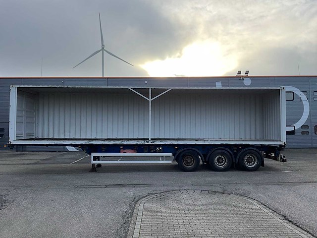 2008 krone sd27 container chassis met 40ft container - afbeelding 12 van  29