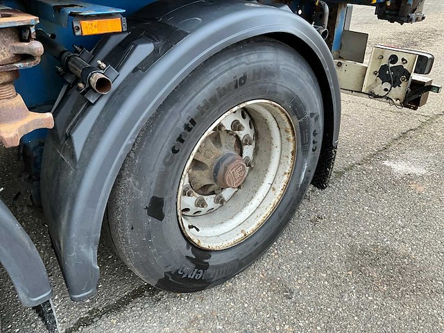 2008 krone sd27 container chassis met 40ft container - afbeelding 4 van  29