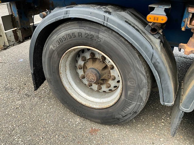 2008 krone sd27 container chassis met 40ft container - afbeelding 5 van  29