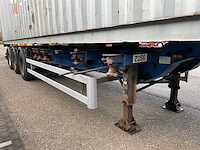 2008 krone sd27 container chassis met 40ft container - afbeelding 9 van  29