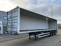 2008 krone sd27 container chassis met 40ft container - afbeelding 1 van  29
