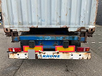 2008 krone sd27 container chassis met 40ft container - afbeelding 16 van  29