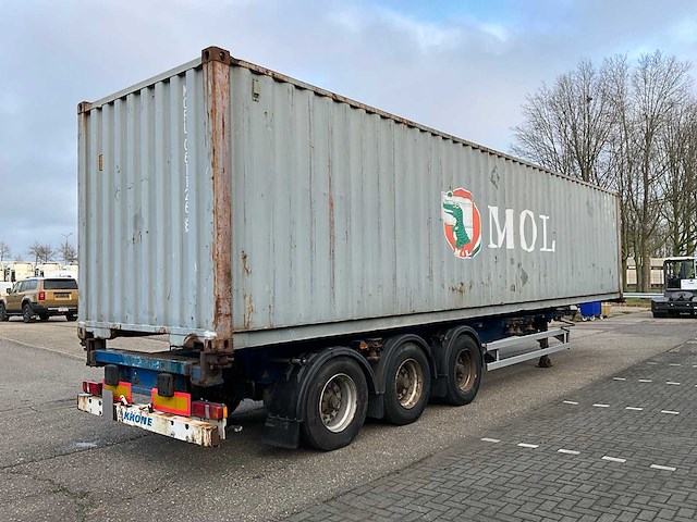 2008 krone sd27 container chassis met 40ft container - afbeelding 25 van  29