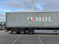 2008 krone sd27 container chassis met 40ft container - afbeelding 26 van  29