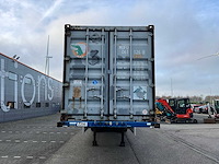 2008 krone sd27 container chassis met 40ft container - afbeelding 29 van  29