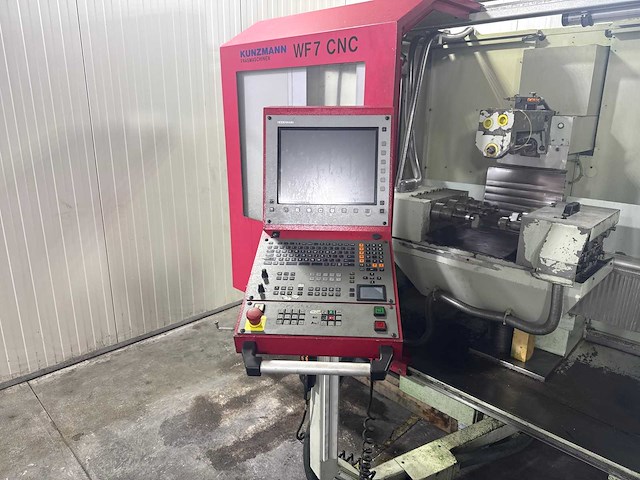 2008 kunzmann wf7cnc cnc freesmachine - afbeelding 4 van  16