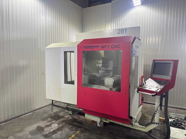 2008 kunzmann wf7cnc cnc freesmachine - afbeelding 12 van  16