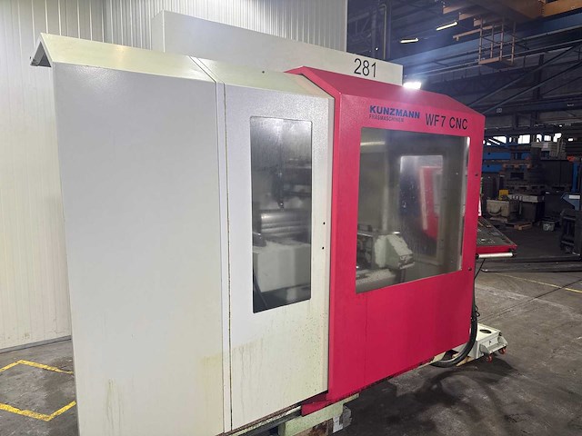 2008 kunzmann wf7cnc cnc freesmachine - afbeelding 13 van  16
