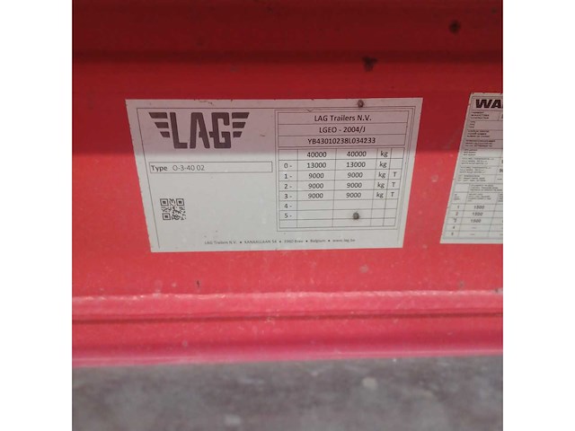 2008 lag o-3-40-02 oplegger (75165-138 - afbeelding 12 van  12