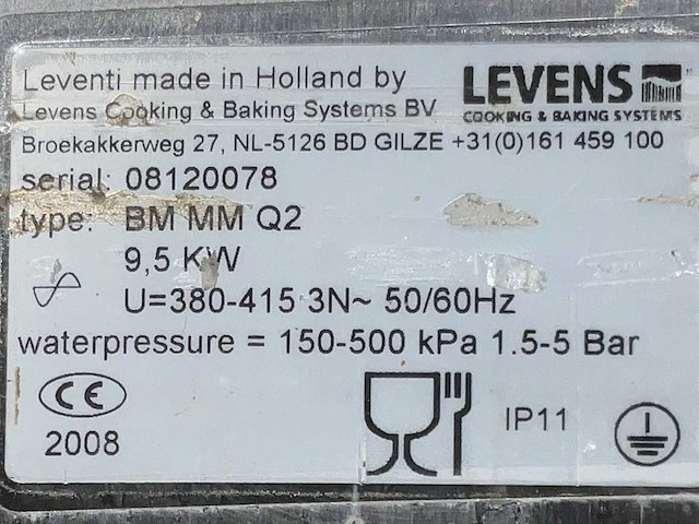 2008 leventi bakermat mastermind bm mm q2 afbakoven - afbeelding 9 van  9
