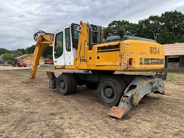 2008 liebherr a 904 c litronic op- en overslagkraan - afbeelding 1 van  2