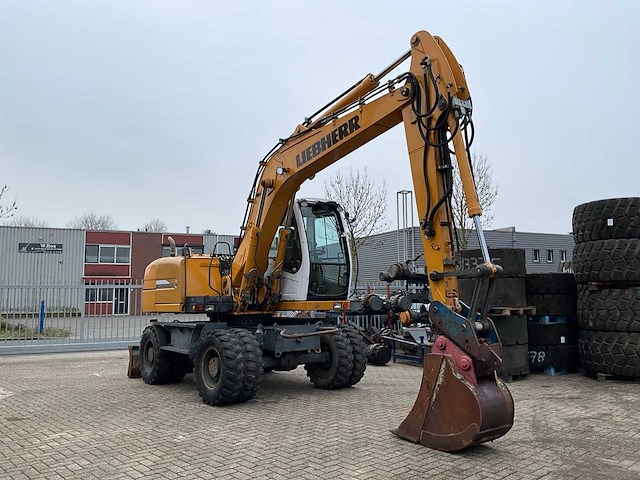 2008 liebherr a314 litronic banden graafmachine - afbeelding 12 van  34