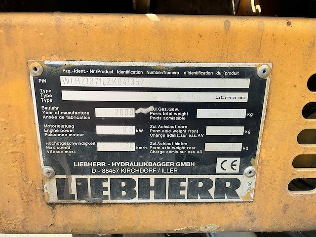 2008 liebherr a904c litronic mobiele kraan - afbeelding 23 van  23