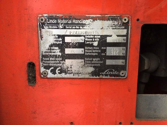 2008 linde e10 stapelaar - afbeelding 3 van  12