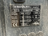 2008 linde e12 vorkheftruck - afbeelding 13 van  20