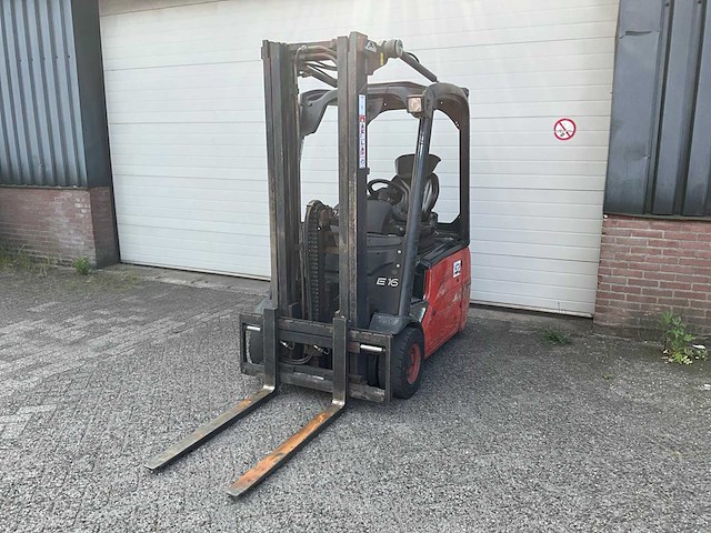 2008 linde e16 c-01 vorkheftruck - afbeelding 1 van  17