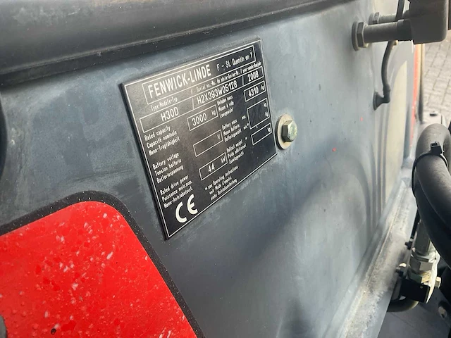 2008 linde h30d vorkheftruck - afbeelding 12 van  14