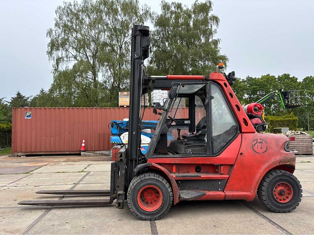 2008 linde h80t vorkheftruck - afbeelding 12 van  39