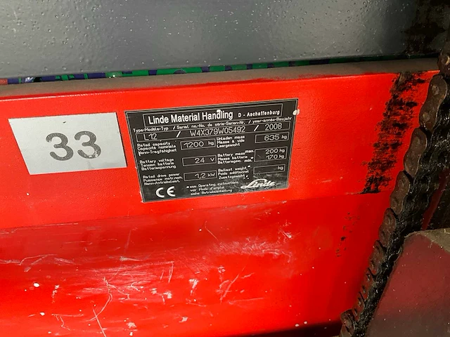 2008 linde l12 stapelaar - afbeelding 5 van  13