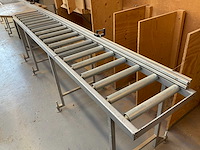 2008 maggi junior 640 radiaalzaagmachine met aan- en afvoerrollenband - afbeelding 6 van  7