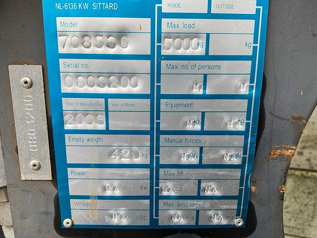 2008 manitou hydraulische kabellier - afbeelding 8 van  8