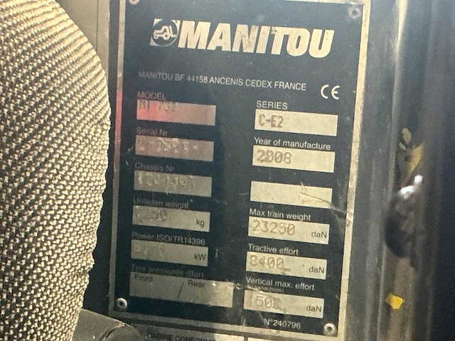 2008 manitou mt 732 verreiker - afbeelding 19 van  26