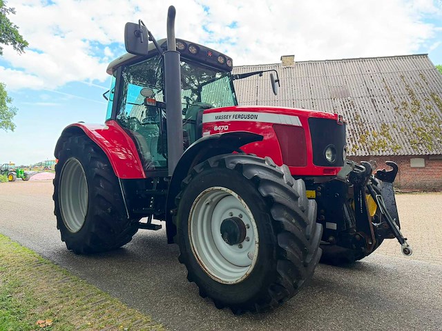 2008 massey ferguson 6470 vierwielaangedreven landbouwtractor - afbeelding 5 van  10