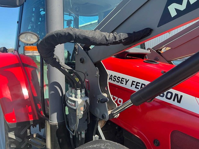 2008 massey ferguson 6470 vierwielaangedreven landbouwtractor - afbeelding 11 van  12