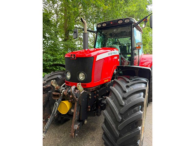2008 massey ferguson 6470 vierwielaangedreven landbouwtractor - afbeelding 8 van  12