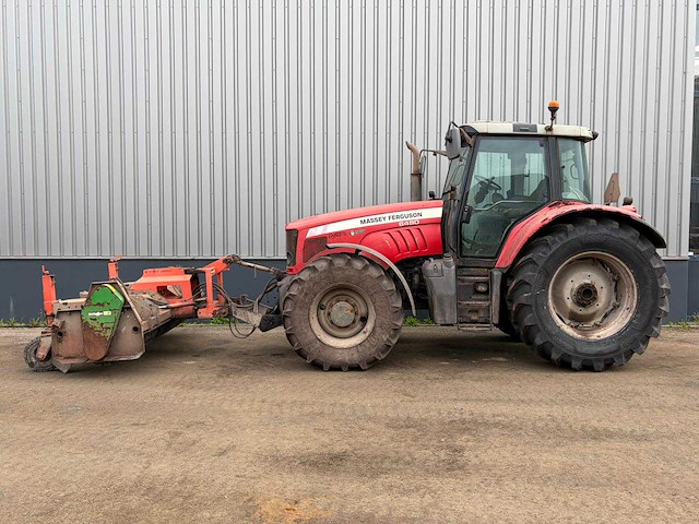 2008 massey ferguson 6480 dyna-6 vierwielaangedreven landbouwtractor - afbeelding 1 van  7