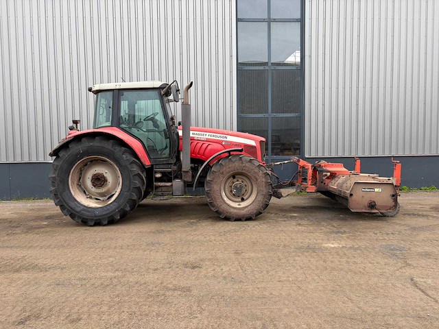 2008 massey ferguson 6480 dyna-6 vierwielaangedreven landbouwtractor - afbeelding 3 van  7