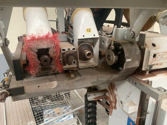 2008 masterwood teknomat 2000 tf inkroosmachine - afbeelding 3 van  9
