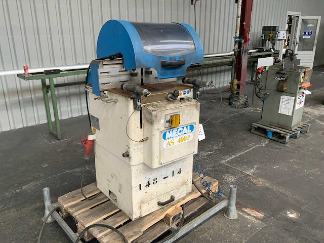 2008 mecal as 400 p aluminium afkortcirkelzaagmachine - afbeelding 3 van  5
