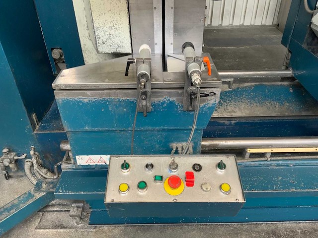 2008 mecal sw dubbele verstek afkortcirkelzaagmachine - afbeelding 4 van  9