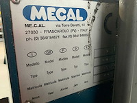 2008 mecal sw dubbele verstek afkortcirkelzaagmachine - afbeelding 7 van  9