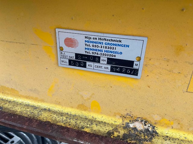 2008 mennens bovenloophalkraan - afbeelding 3 van  6