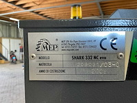 2008 mep shark 332 n.c. evo metalen horizontale bandzaagmachine - afbeelding 9 van  20