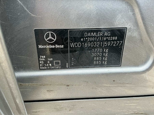 2008 mercedes-benz a-klasse 170 avantgarde personenauto - afbeelding 32 van  43