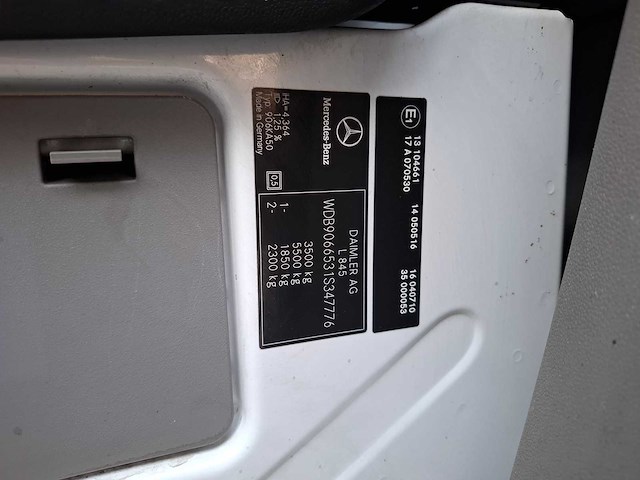 2008 mercedes-benz sprinter 511 2.2 cdi 366 bedrijfswagen - afbeelding 7 van  17