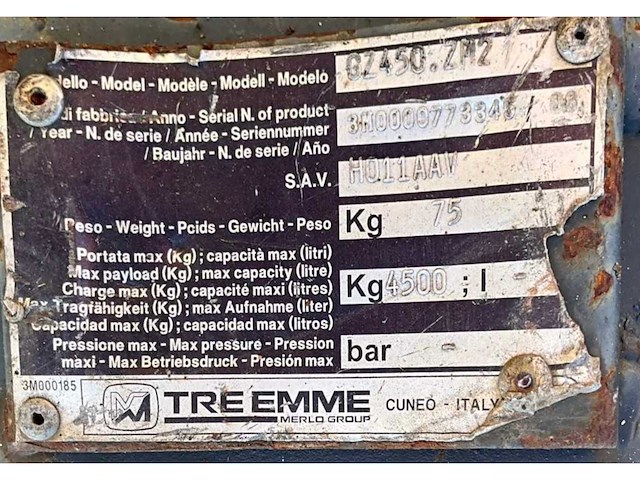 2008 merlo tre emme gz450 voorzet hijshaak - afbeelding 5 van  5