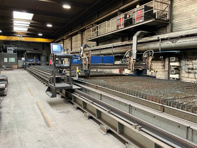 2008 messer multitherm 5000 portaal plasma / autogeen snijmachine - afbeelding 1 van  38