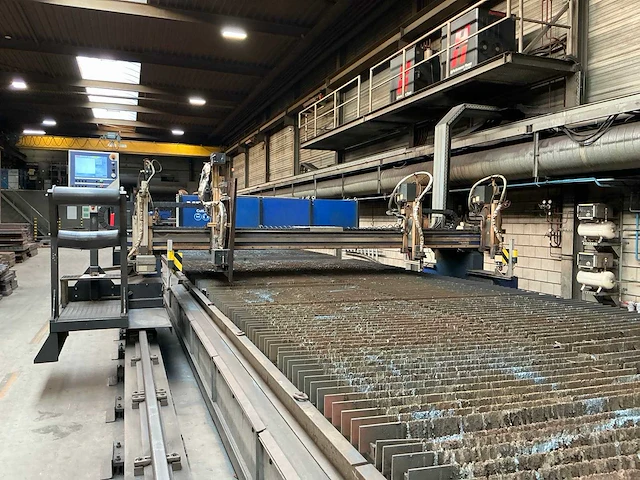 2008 messer multitherm 5000 portaal plasma / autogeen snijmachine - afbeelding 11 van  38