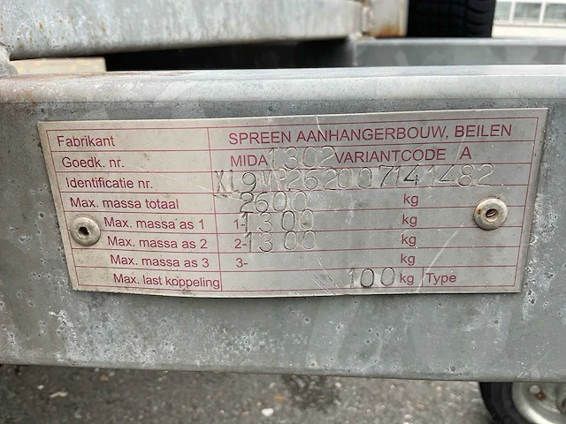 2008 midas mp aanhangwagen - afbeelding 8 van  16