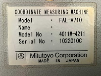 2008 mitutoyo corporation strato euro-c 7106 (fal-a710/4011m-4211) 3d-meetmachine - afbeelding 29 van  37